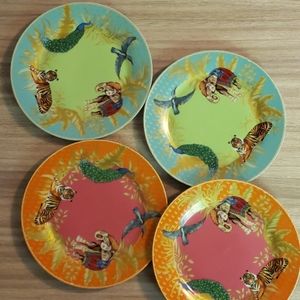 Set of 4 Williams Sonoma Raj Indian Dinner Plates
